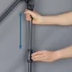 Солнцезащитный прямоугольный зонт-экран Hoberg 130 x 180 см Grey Б/У